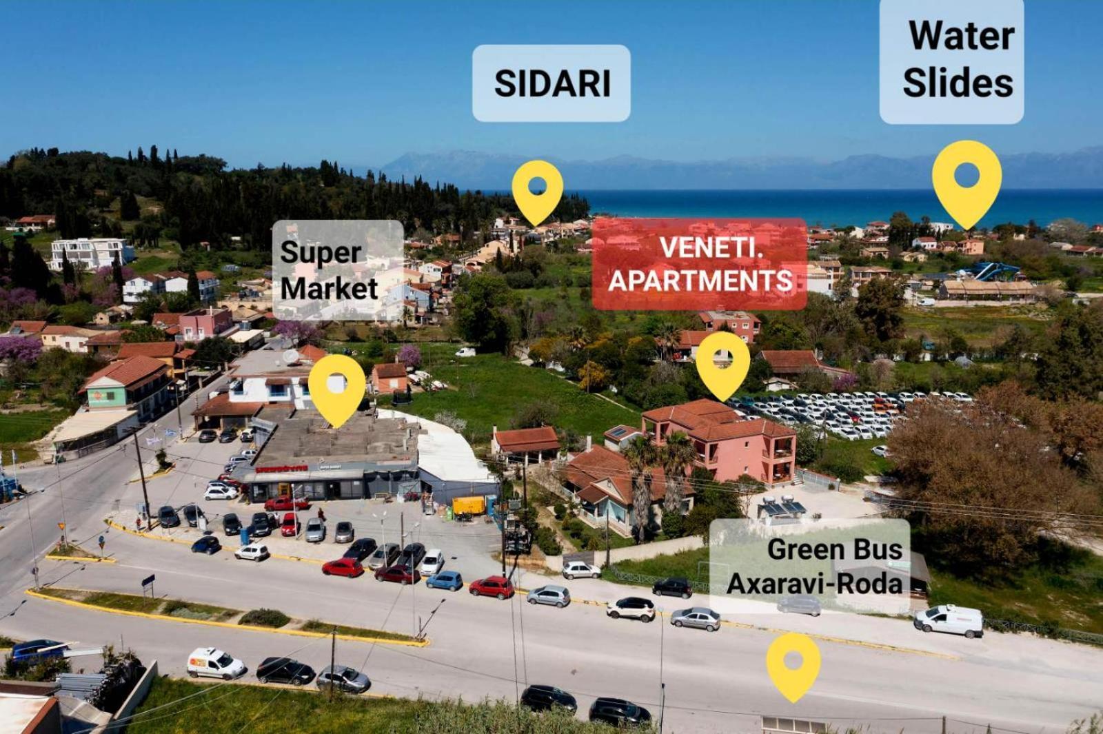 Veneti Apartments Sidárion Eksteriør billede
